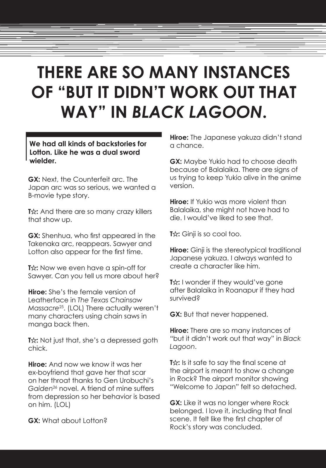 Read Black Lagoon Manga Online