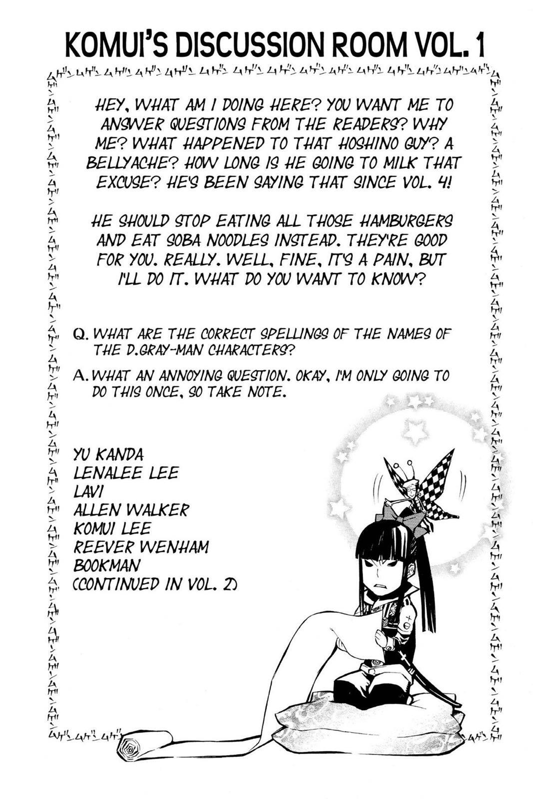 Read D.Gray-man Manga Online