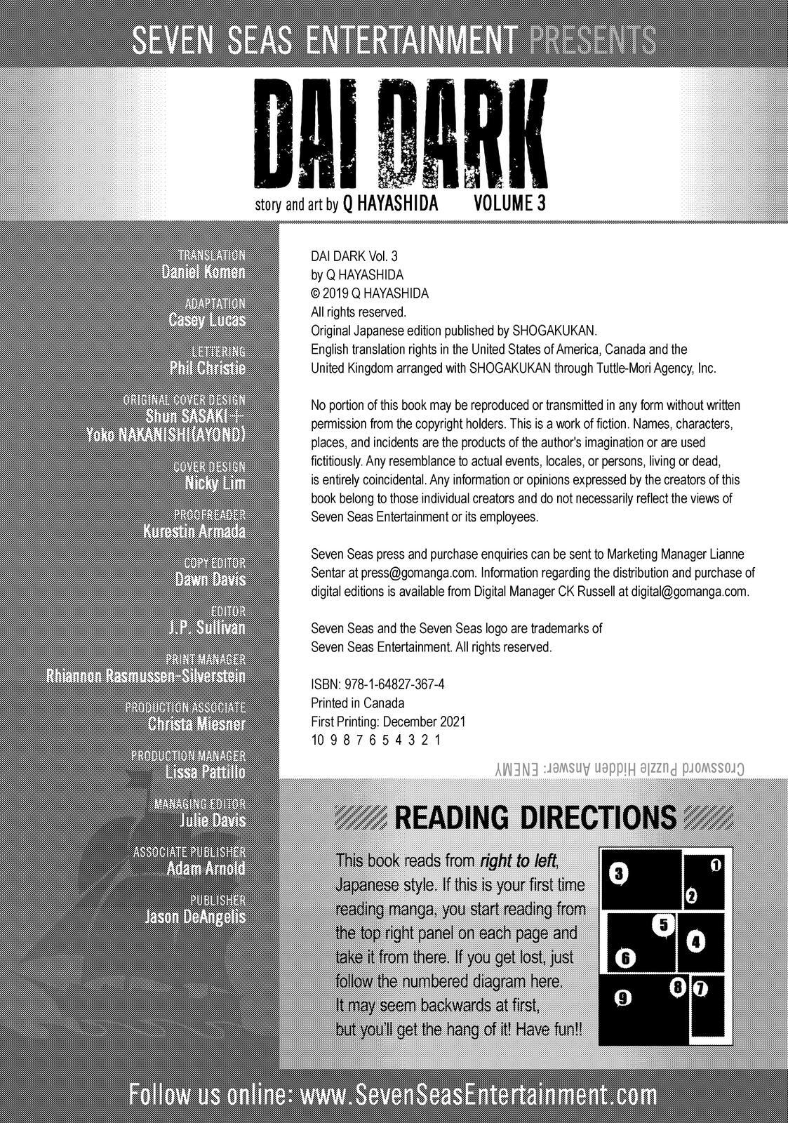 Read Dai Dark Manga Online