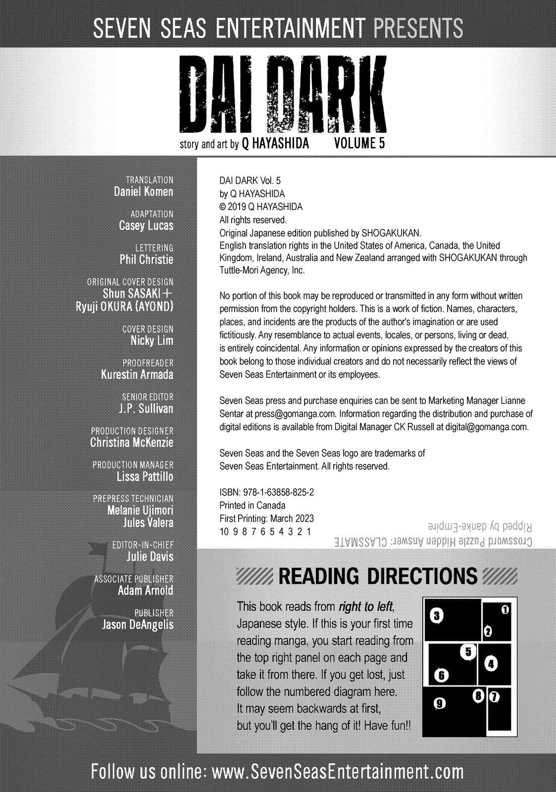 Read Dai Dark Manga Online