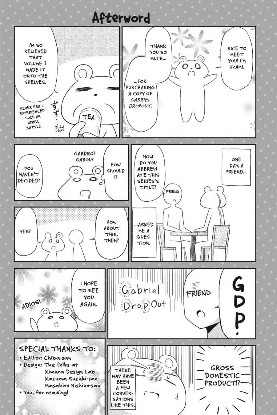 Read Gabriel DropOut Manga Online
