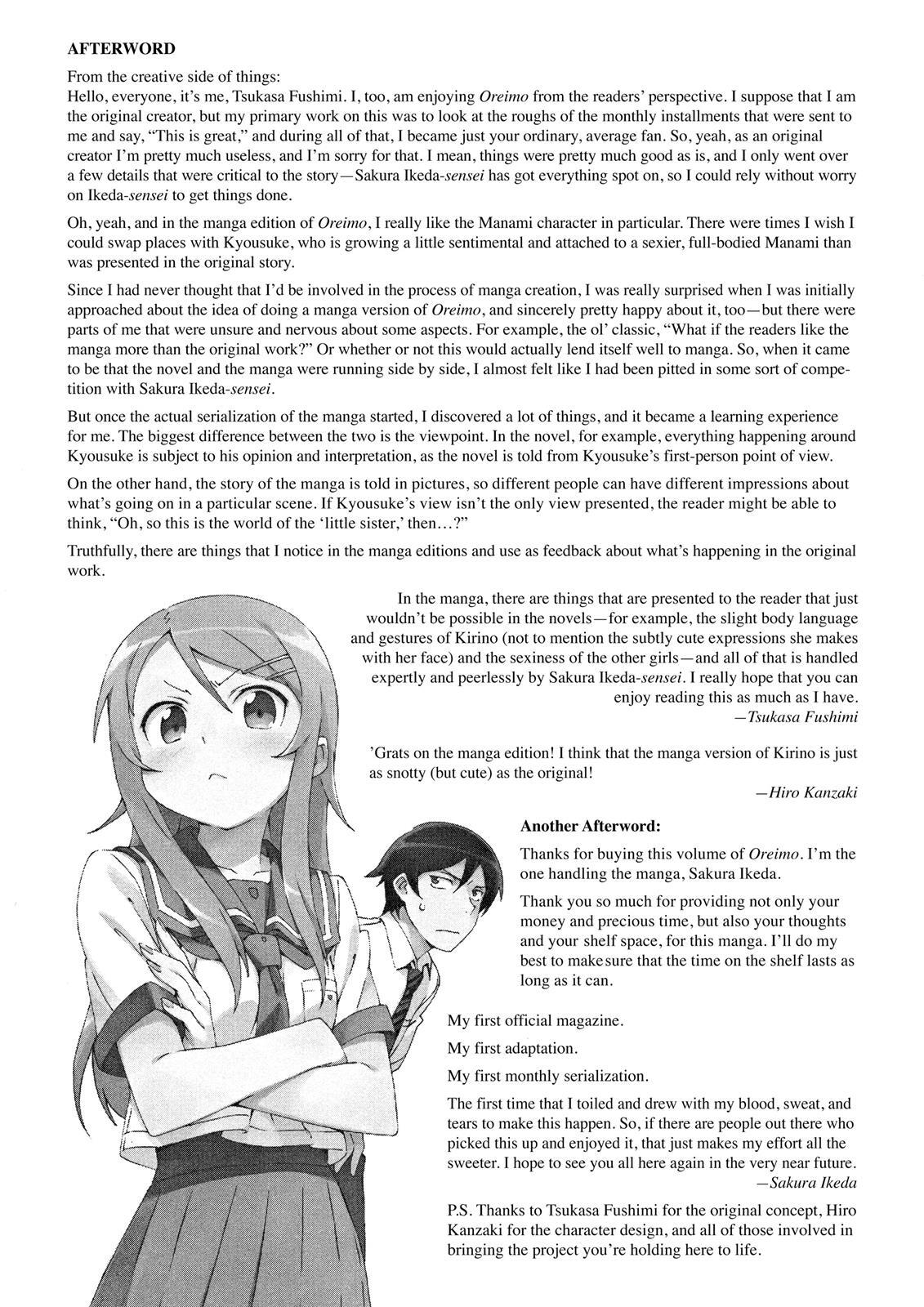 Read Oreimo Manga Online