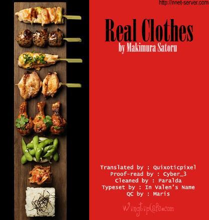 Read Real Clothes Manga Online