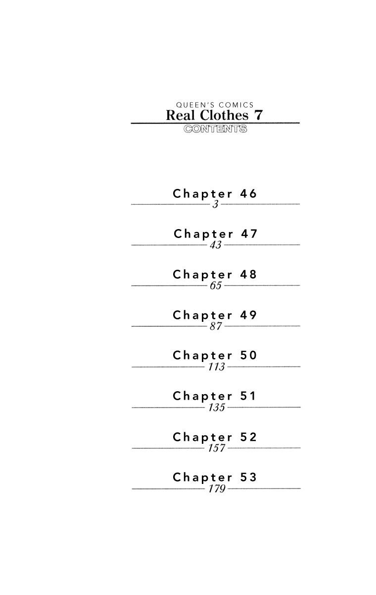 Read Real Clothes Manga Online