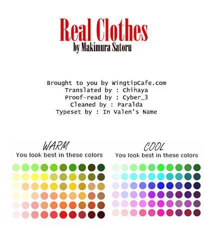 Read Real Clothes Manga Online