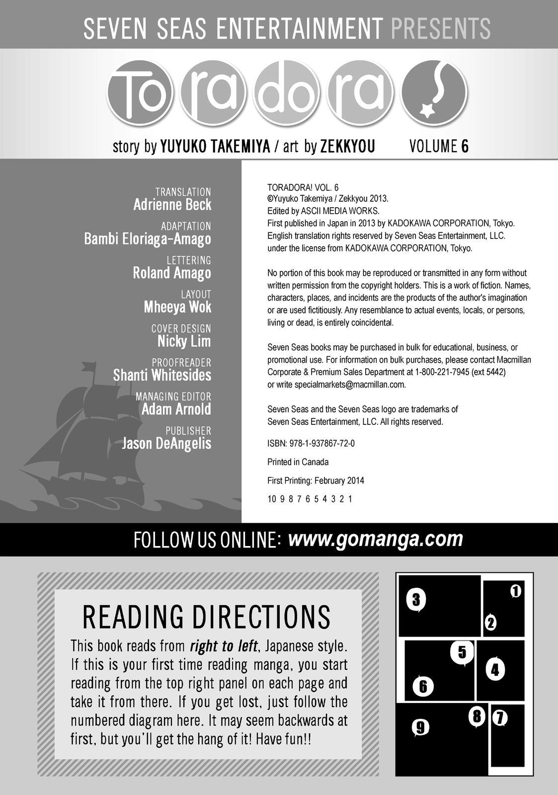 Read Toradora! Manga Online