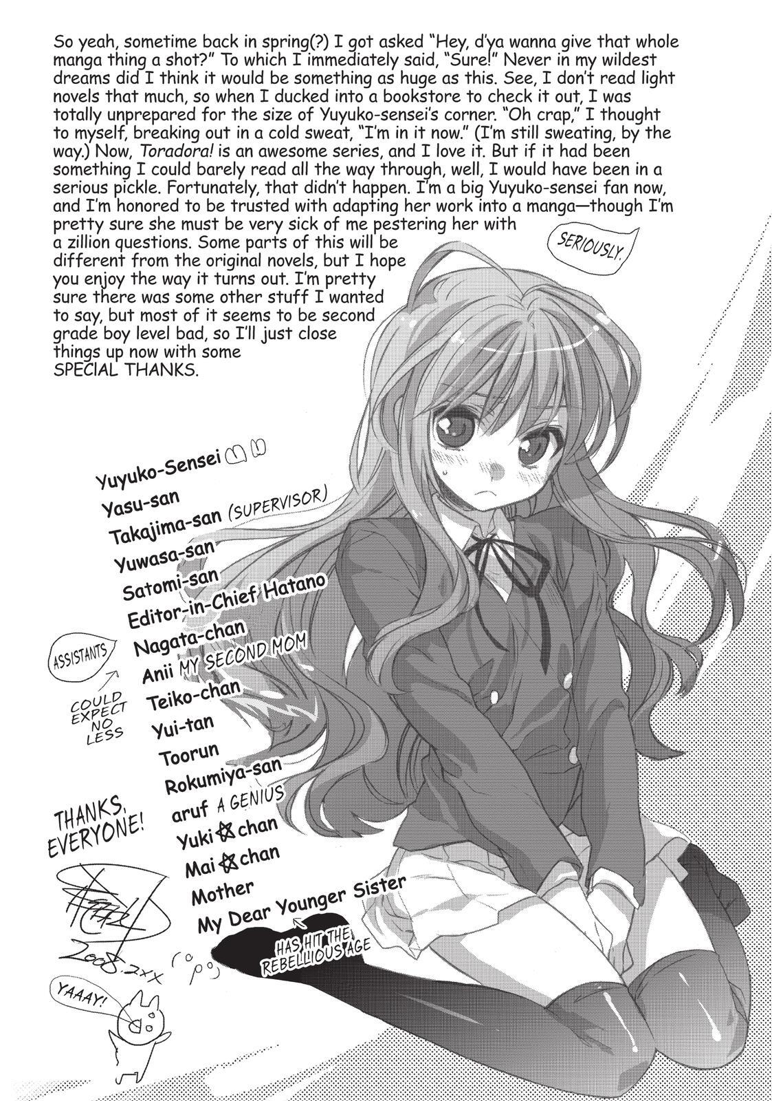 Read Toradora! Manga Online