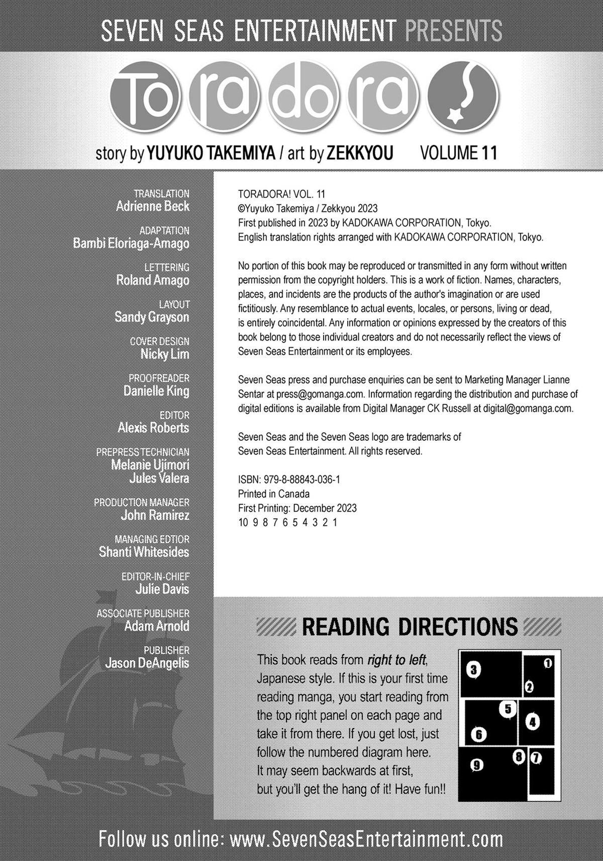 Read Toradora! Manga Online