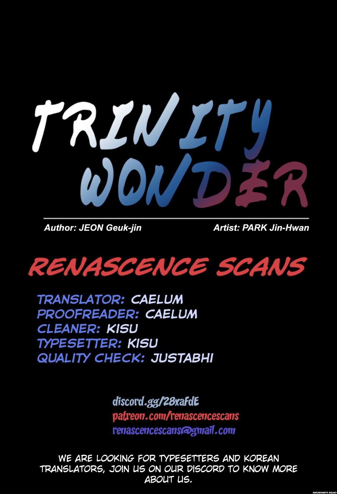 Read Trinity Wonder Manga Online