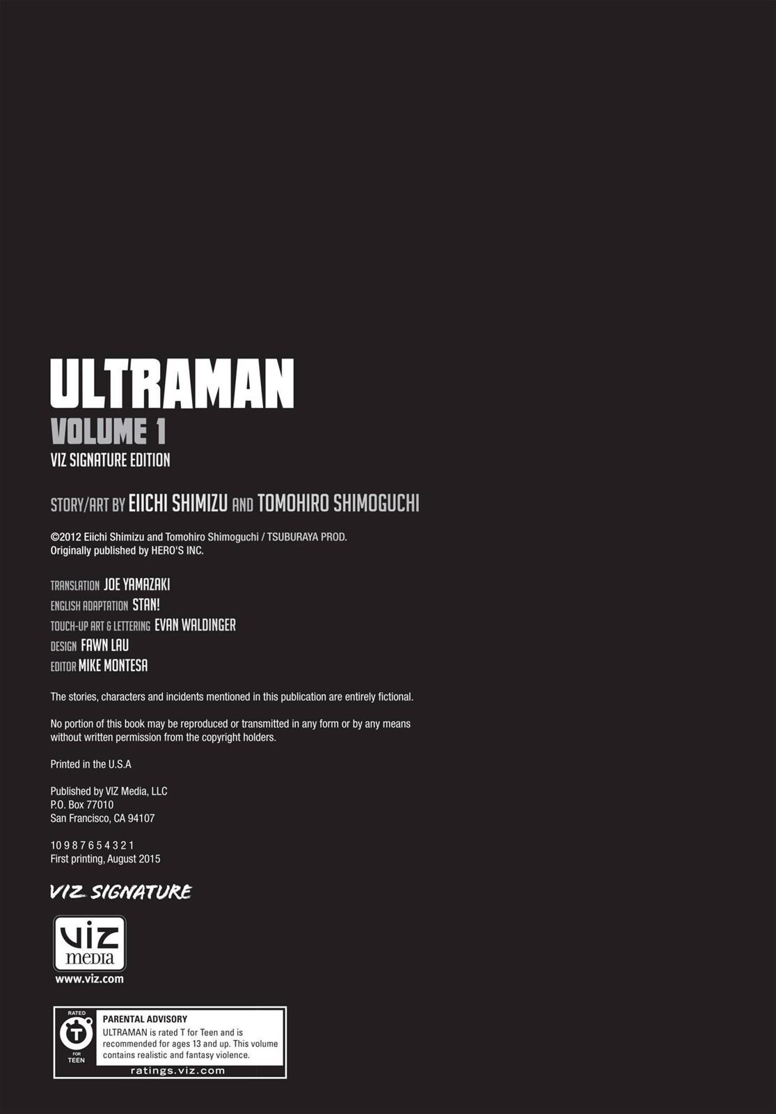 Read Ultraman Manga Online