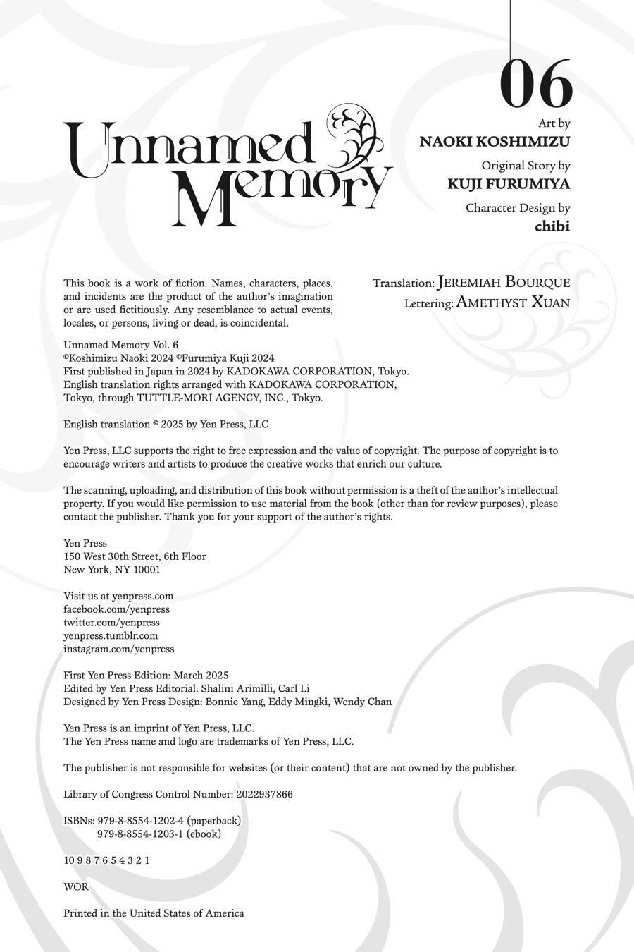 Read Unnamed Memory Manga Online
